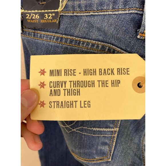 Lucky Brand Women Blue Denim Jeans 2/26 Regular Mid Rise Classic Fit Stretch NEW - Picture 8 of 12